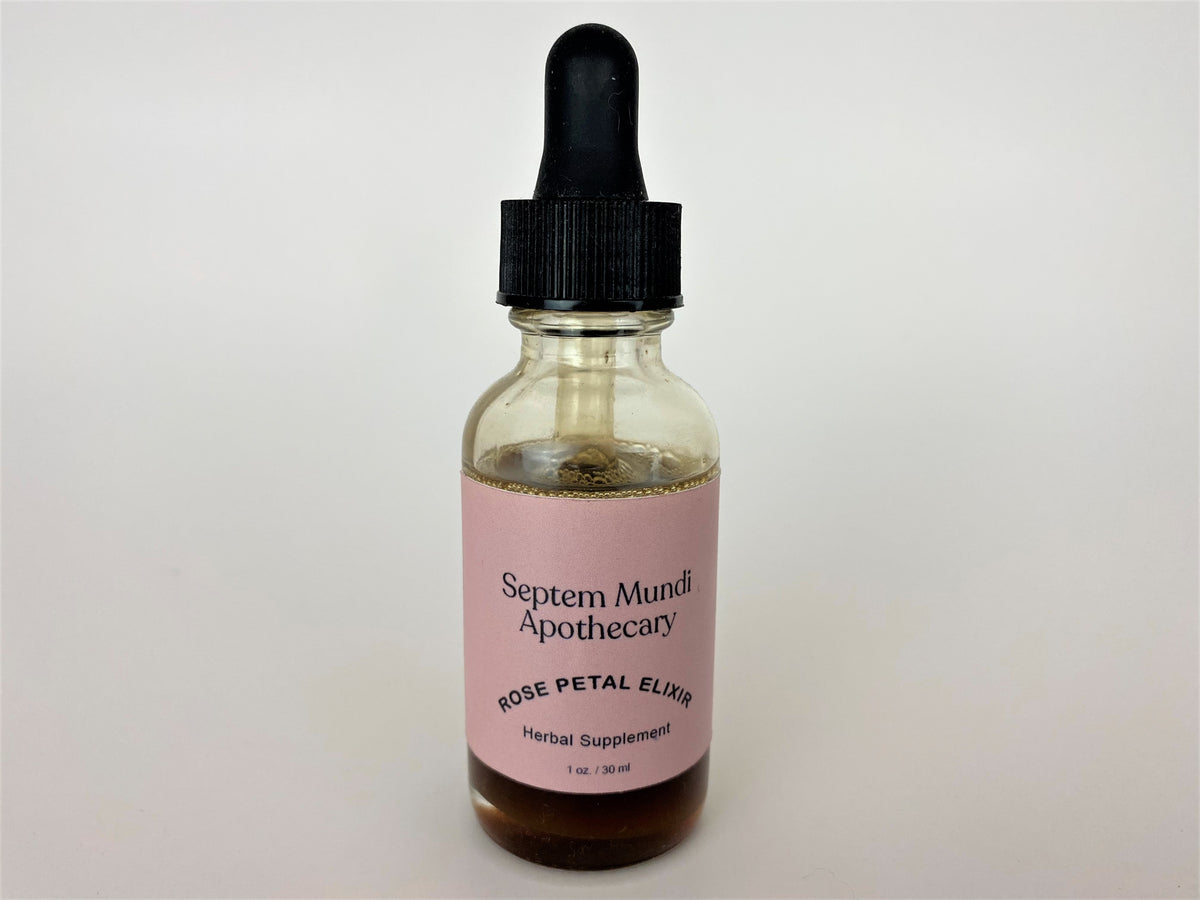 Rose Petal Elixir Calm and Relax Septem Mundi Apothecary