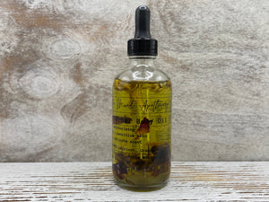 Organic Herbal Body Oil - Vegan Body Oil - Moisturizing Body Oil - Infused Body Oil - Hydrating Oil - Septem Mundi Apothecary