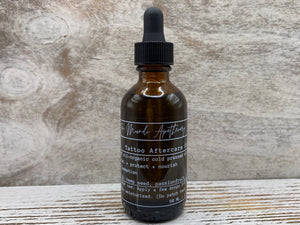 Tattoo Aftercare Oil Vegan Organic Hemp Seed - Jojoba - Septem Mundi Apothecary