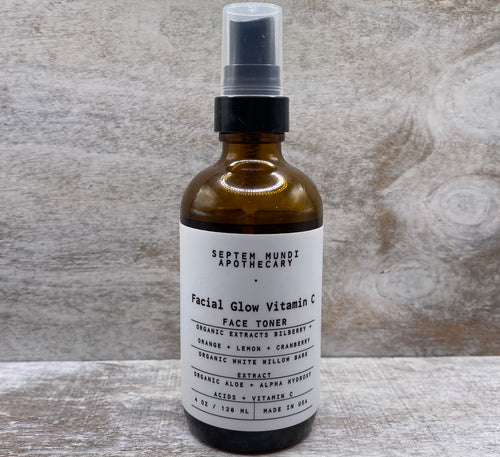 Vitamin C Facial Toner Replenish Glow Gentle - Septem Mundi Apothecary